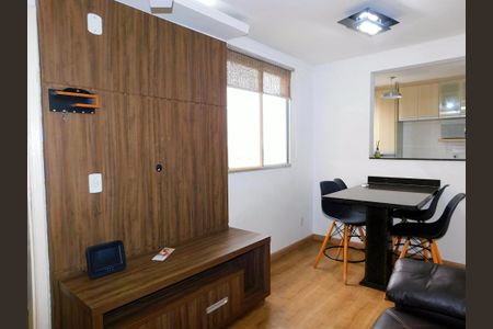 Sala de apartamento para alugar com 2 quartos, 45m² em Jardim Flamboyant, Paulínia