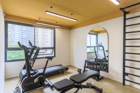 Studio à venda com 30m², 1 quarto e sem vaga Studio à venda com 30m², 1 quarto e sem vagaÁrea comum - Academia