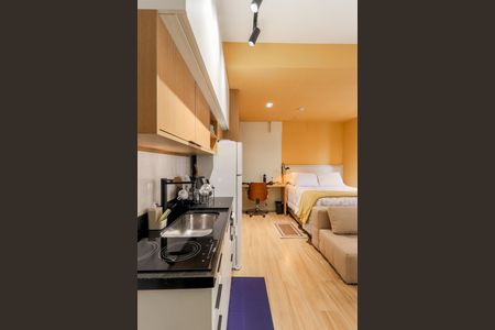 Studio à venda com 30m², 1 quarto e sem vaga Studio à venda com 30m², 1 quarto e sem vagaCozinha