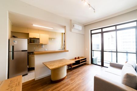 Sala de apartamento para alugar com 1 quarto, 50m² em Funcionários, Belo Horizonte