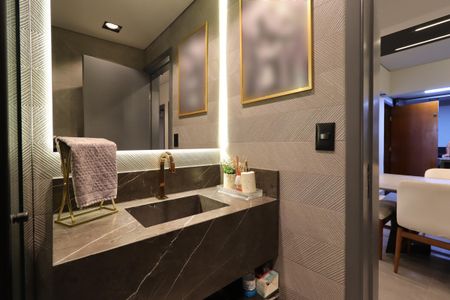 Apartamento à venda com 126m², 2 quartos e 1 vagaBanheiro Social