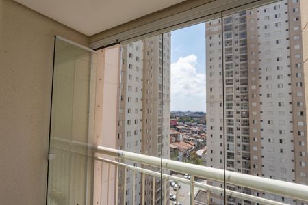 Varanda da sala de apartamento para alugar com 2 quartos, 53m² em Piraporinha, Diadema