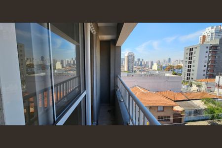Varanda do Studio de kitnet/studio para alugar com 1 quarto, 25m² em Chácara Inglesa, São Paulo