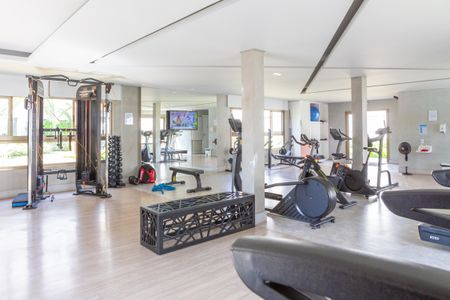 Apartamento para alugar com 56m², 2 quartos e 1 vaga Apartamento para alugar com 56m², 2 quartos e 1 vagaÁrea comum - Academia