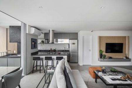 Studio à venda com 35m², 1 quarto e sem vaga Studio à venda com 35m², 1 quarto e sem vagaÁrea Comum - Espaço Gourmet