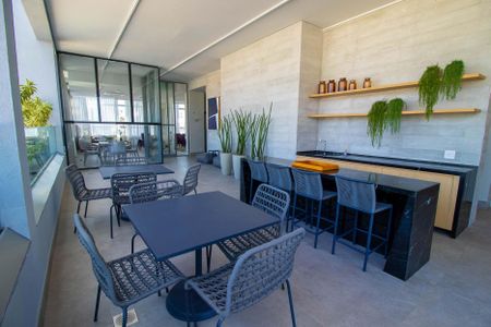 Studio à venda com 35m², 1 quarto e sem vaga Studio à venda com 35m², 1 quarto e sem vagaÁrea Comum - Espaço Gourmet