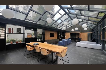 Apartamento para alugar com 38m², 1 quarto e 1 vaga Apartamento para alugar com 38m², 1 quarto e 1 vagaÁrea comum - Salão de festas
