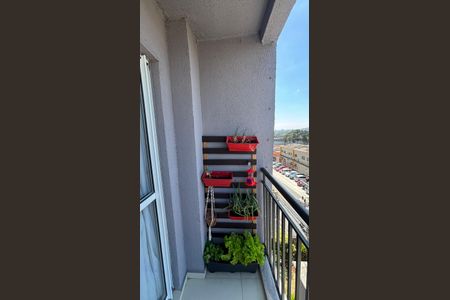 Varanda de apartamento para alugar com 2 quartos, 57m² em Vila Homero Thon, Santo André