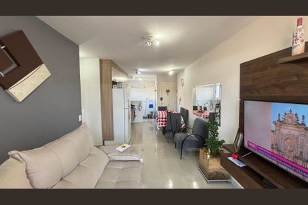Sala  de apartamento para alugar com 2 quartos, 57m² em Vila Homero Thon, Santo André