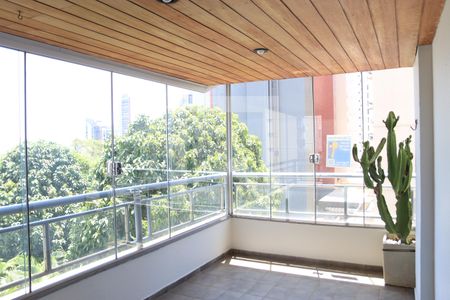 Varanda da Sala de apartamento para alugar com 3 quartos, 127m² em Setor Oeste, Goiânia