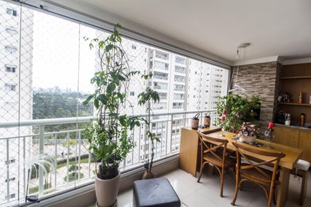 Varanda Gourmet de apartamento para alugar com 3 quartos, 133m² em Tamboré, Santana de Parnaíba