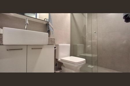 Banheiro Social de apartamento para alugar com 1 quarto, 31m² em Trindade, Florianópolis