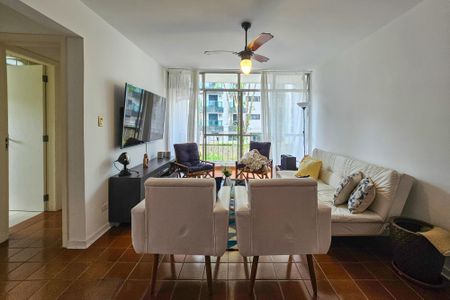 Sala de apartamento para alugar com 2 quartos, 106m² em Vila Julia, Guarujá