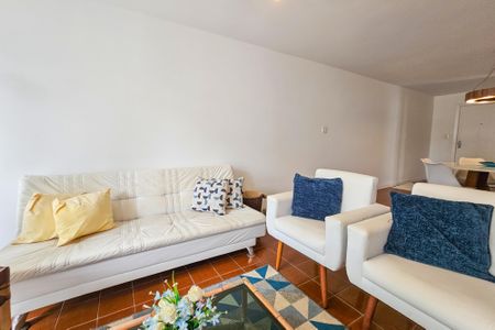 Sala de apartamento para alugar com 2 quartos, 106m² em Vila Julia, Guarujá