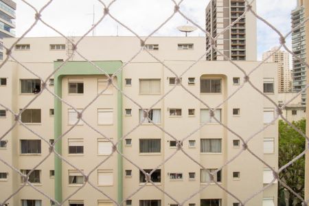 Vista da Sala de apartamento à venda com 1 quarto, 43m² em Brooklin, São Paulo