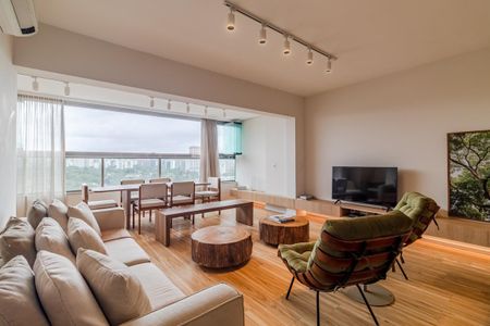 Sala de apartamento para alugar com 1 quarto, 66m² em Pinheiros, São Paulo