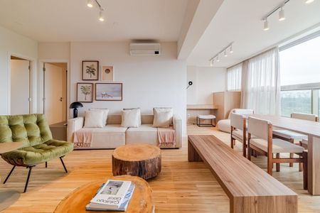 Sala de apartamento para alugar com 1 quarto, 66m² em Pinheiros, São Paulo