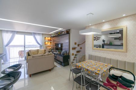 Sala de apartamento à venda com 3 quartos, 100m² em Vila Campestre, São Paulo