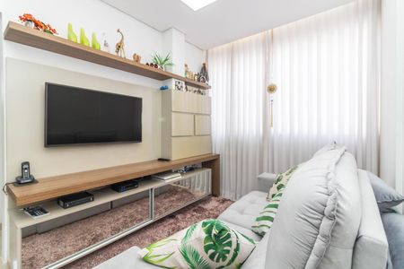 Sala de apartamento à venda com 2 quartos, 58m² em União, Belo Horizonte