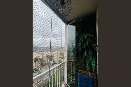 Varanda da Sala de apartamento à venda com 2 quartos, 48m² em Santa Maria, Osasco