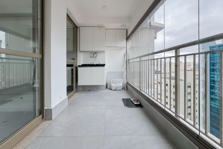 Varanda da Sala de apartamento para alugar com 1 quarto, 50m² em Vila Mariana, São Paulo