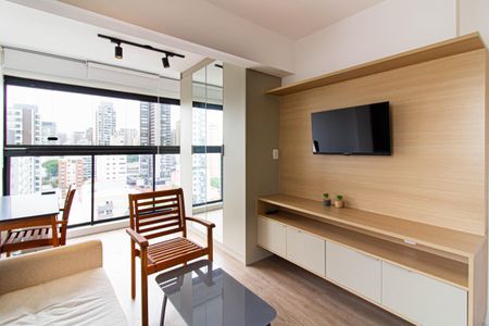 Sala de apartamento para alugar com 1 quarto, 25m² em Pompeia, São Paulo