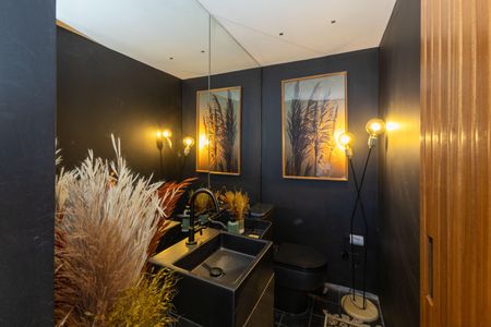 Lavabo da Sala de apartamento para alugar com 1 quarto, 56m² em Vila da Serra, Nova Lima