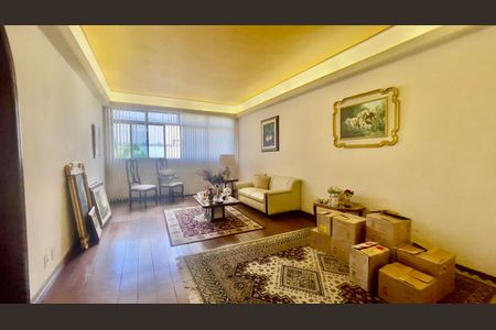 Sala de apartamento à venda com 4 quartos, 160m² em Lourdes, Belo Horizonte