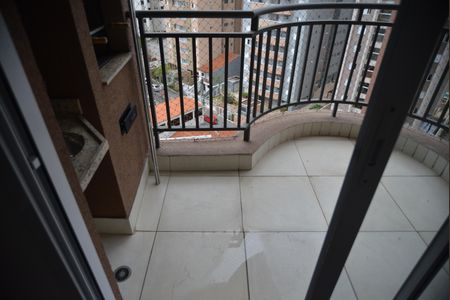 Varanda da Sala de apartamento à venda com 3 quartos, 115m² em Vila Valparaíso, Santo André