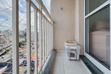 Varanda da Sala de apartamento à venda com 1 quarto, 36m² em Liberdade, São Paulo