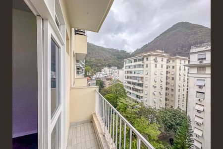 Varanda da Sala de apartamento à venda com 2 quartos, 80m² em Laranjeiras, Rio de Janeiro
