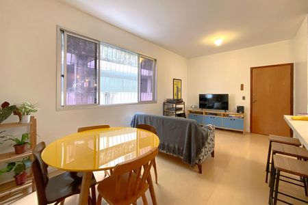 Sala de apartamento à venda com 3 quartos, 78m² em Santa Tereza, Belo Horizonte