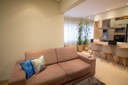 Sala de apartamento para alugar com 1 quarto, 57m² em Cidade Monções, São Paulo