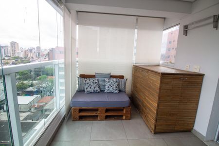 Varanda de apartamento para alugar com 1 quarto, 43m² em Brooklin, São Paulo
