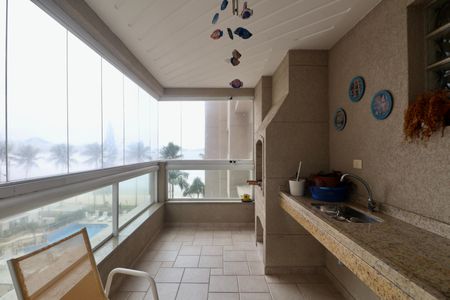 Varanda de apartamento para alugar com 4 quartos, 160m² em Vila Luis Antonio, Guarujá