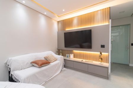 Casa de condomínio à venda com 90m², 3 quartos e 2 vagasSala