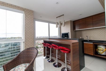 Varanda gourmet de apartamento para alugar com 3 quartos, 143m² em Cristo Rei, Curitiba