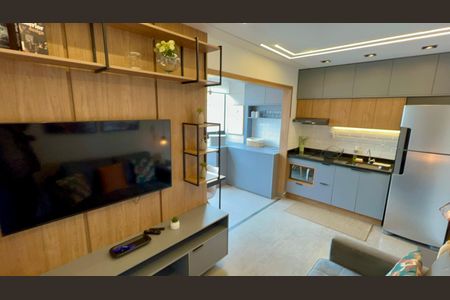 Sala de apartamento para alugar com 1 quarto, 32m² em Pinheiros, São Paulo
