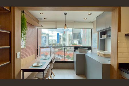 Varanda de apartamento para alugar com 1 quarto, 32m² em Pinheiros, São Paulo