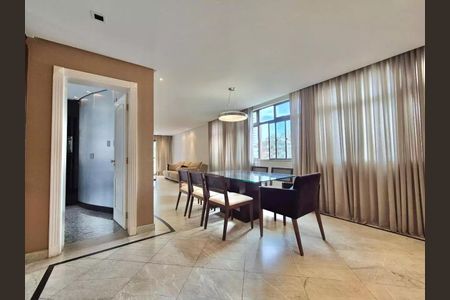 Sala de apartamento à venda com 4 quartos, 152m² em Sion, Belo Horizonte