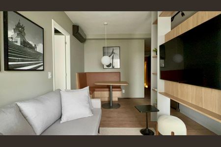 Sala de apartamento para alugar com 1 quarto, 41m² em Jardins, São Paulo