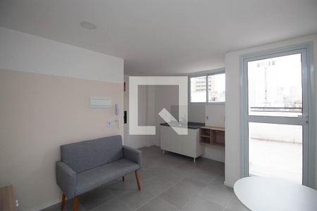 Sala/Cozinha de apartamento para alugar com 1 quarto, 90m² em República, São Paulo