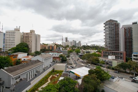 Vista da Varanda de apartamento para alugar com 1 quarto, 28m² em Sumaré, São Paulo