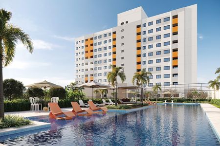 Apartamento à venda com 43m², 2 quartos e 1 vaga Apartamento à venda com 43m², 2 quartos e 1 vagaÁrea comum - Piscina