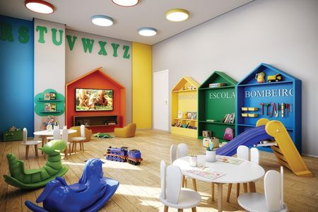 Apartamento à venda com 43m², 2 quartos e 1 vaga Apartamento à venda com 43m², 2 quartos e 1 vagaBrinquedoteca