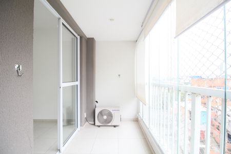 Varanda da Sala de apartamento para alugar com 1 quarto, 44m² em Vila Andrade, São Paulo