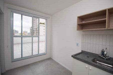 Sala/Cozinha de kitnet/studio para alugar com 1 quarto, 25m² em República, São Paulo