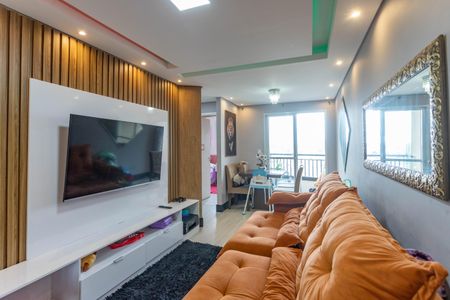 Sala de apartamento para alugar com 2 quartos, 53m² em Baeta Neves, São Bernardo do Campo