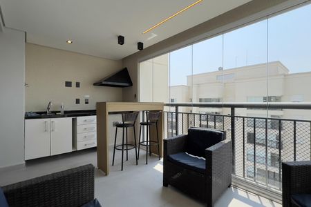 Varanda gourmet de apartamento à venda com 2 quartos, 68m² em Jardim Flor da Montanha, Guarulhos