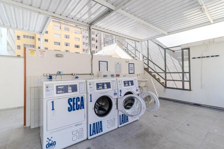 Studio para alugar com 24m², 1 quarto e sem vagaLavanderia